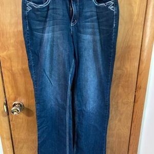 New Earl size 14 jeans with embellished pockets